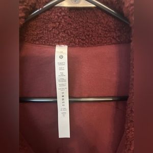 Lululemon Fleece jacket. Size 10